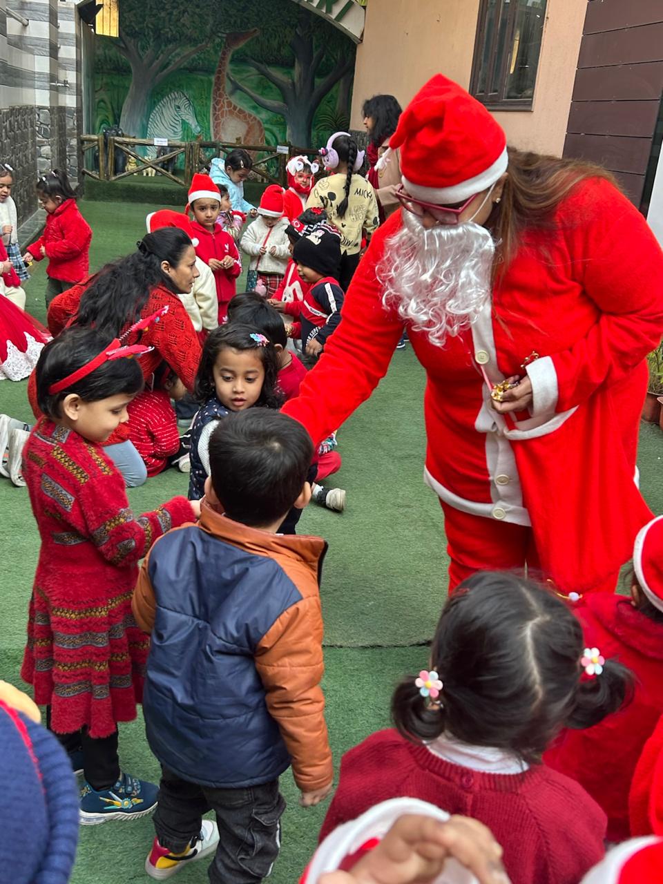 Santa brings Christmas cheer to Little Millets