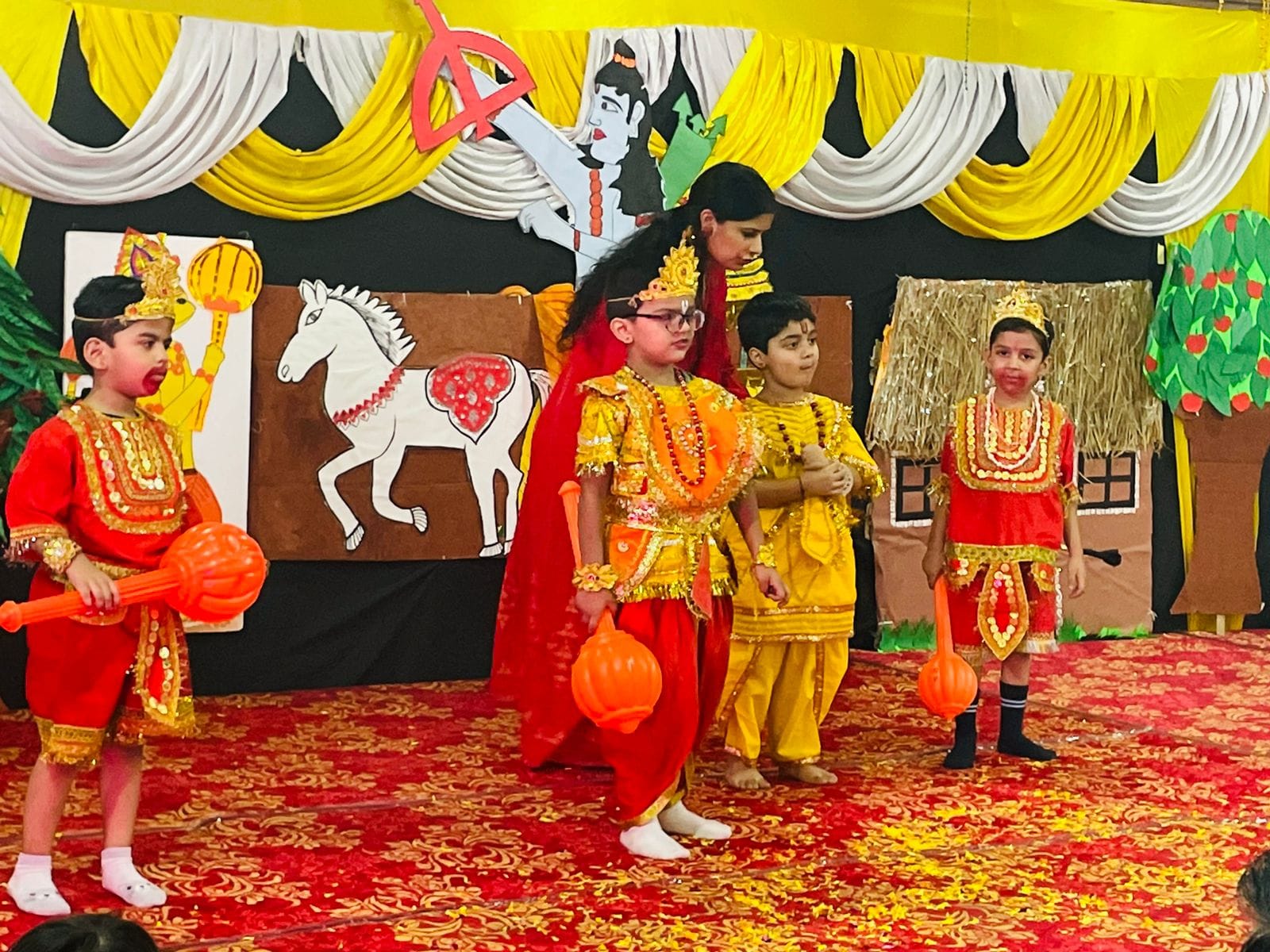 Little actors bring Ramleela to life